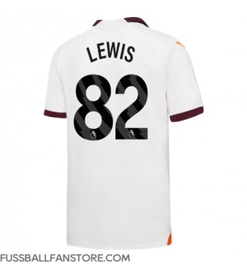 Manchester City Rico Lewis #82 Replik Auswärtstrikot 2023-24 Kurzarm